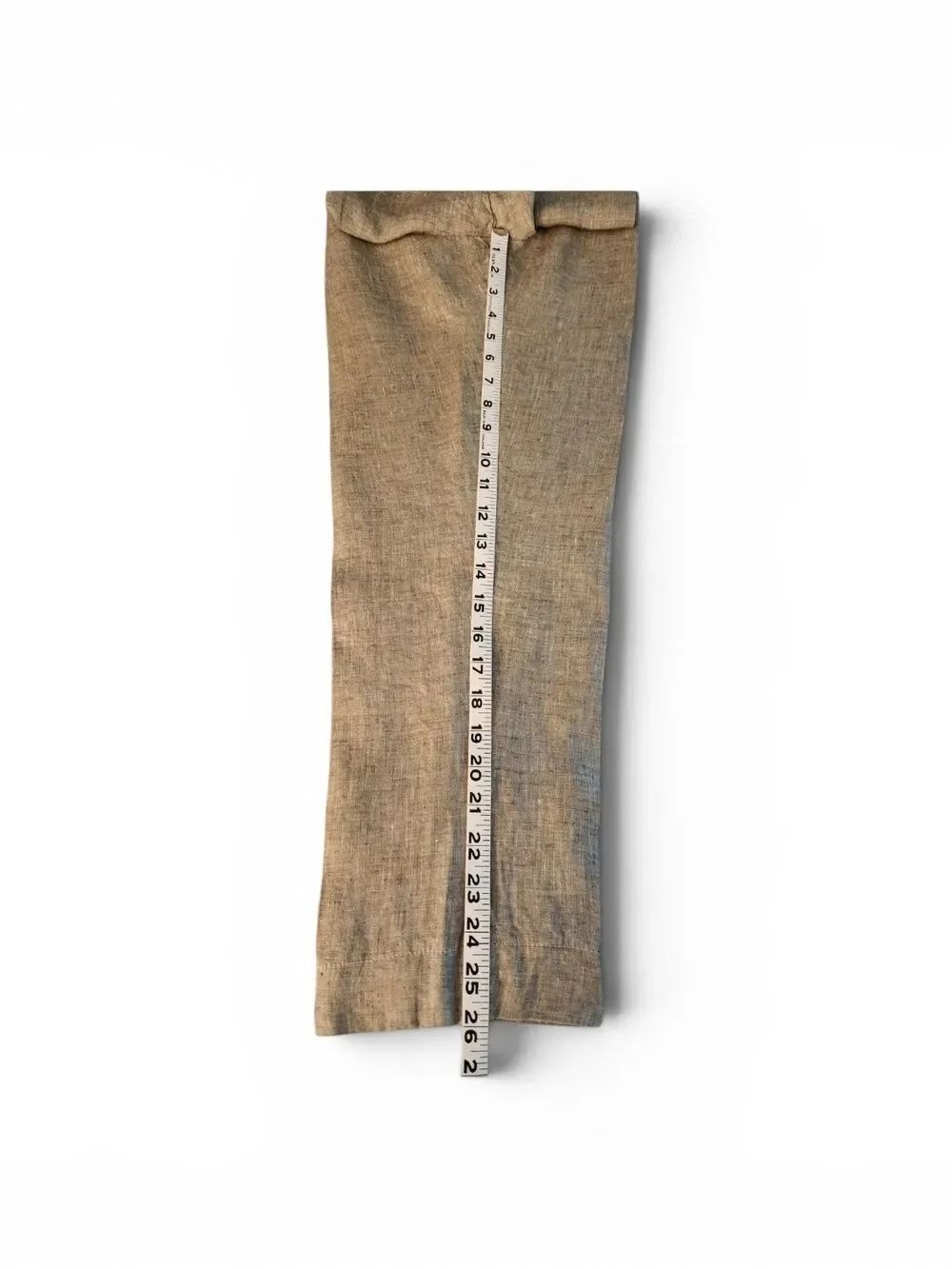 Sartoria Saracena Made in Italy 100% Linen 2-Piece Tunic & Cropped Pant Set - Picture 10 of 16